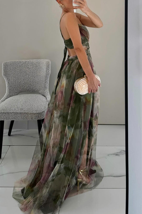 Jaycee - Stylish Warm Printed Maxi Floral Dress
