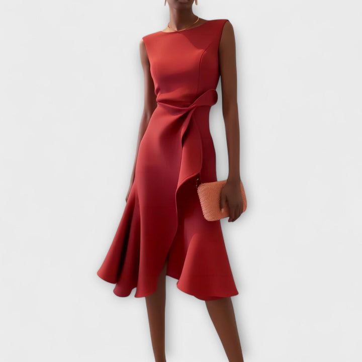 Etty - Sophisticated Midi Dress
