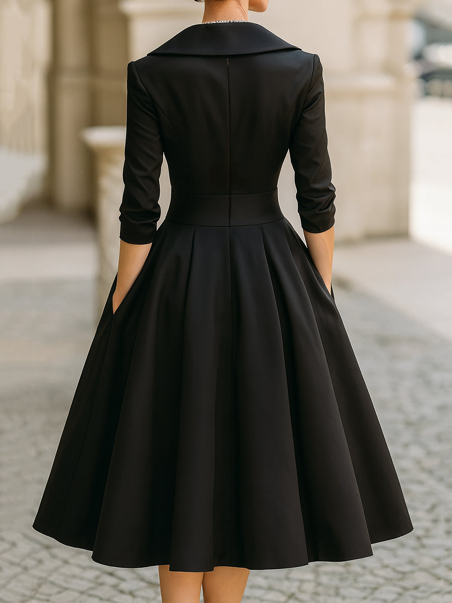 Cressie - Elegant Midi Dress