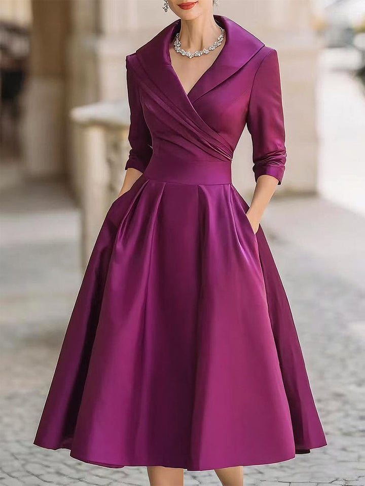 Cressie - Elegant Midi Dress