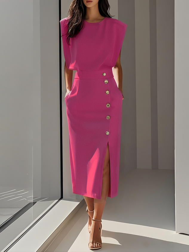 Giuliana | Refined Charm Midi Dress