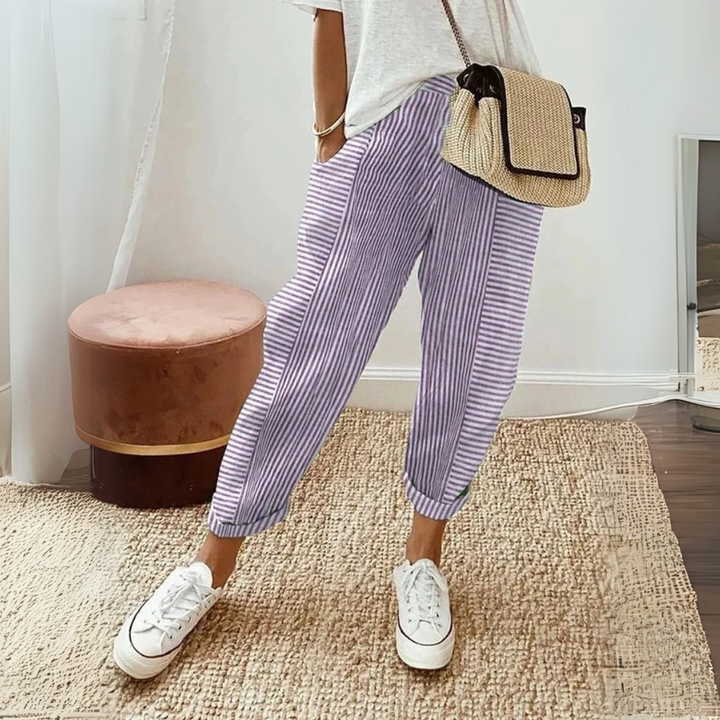 Luisa | Effortless Stripe Summer Pants