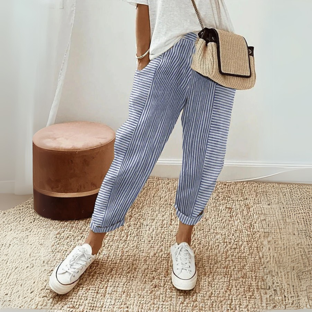 Luisa | Effortless Stripe Summer Pants