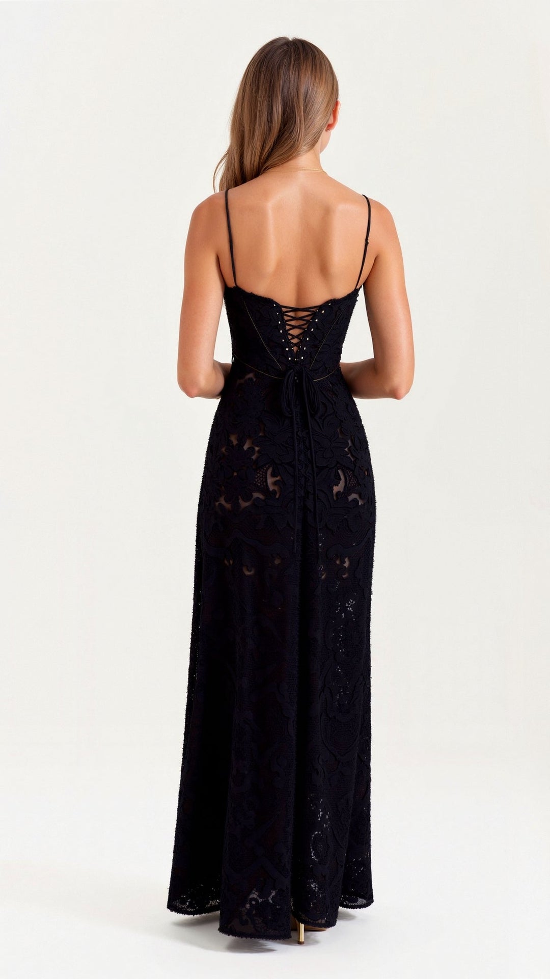 Laila - Elegant Warm Slip Maxi Wedding Guest Dress