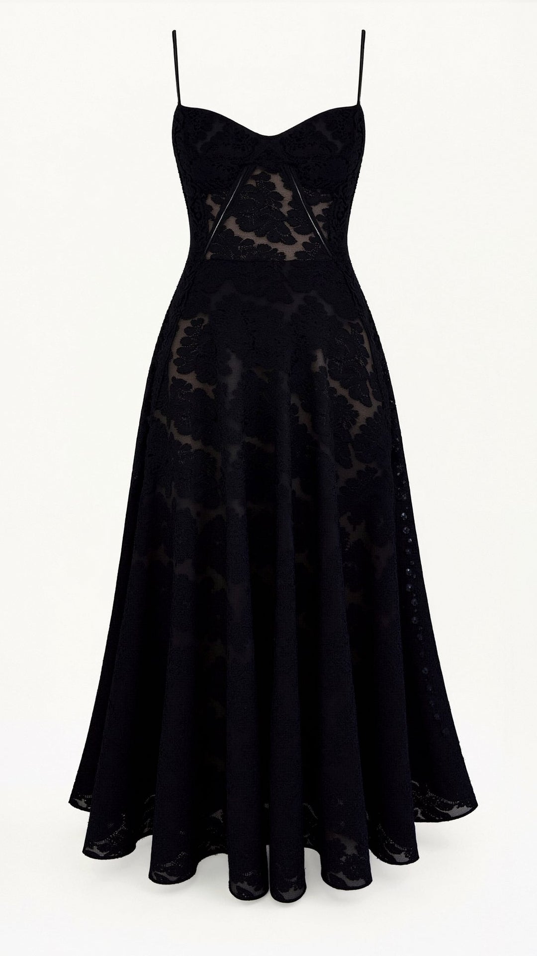 Laila - Elegant Warm Slip Maxi Wedding Guest Dress