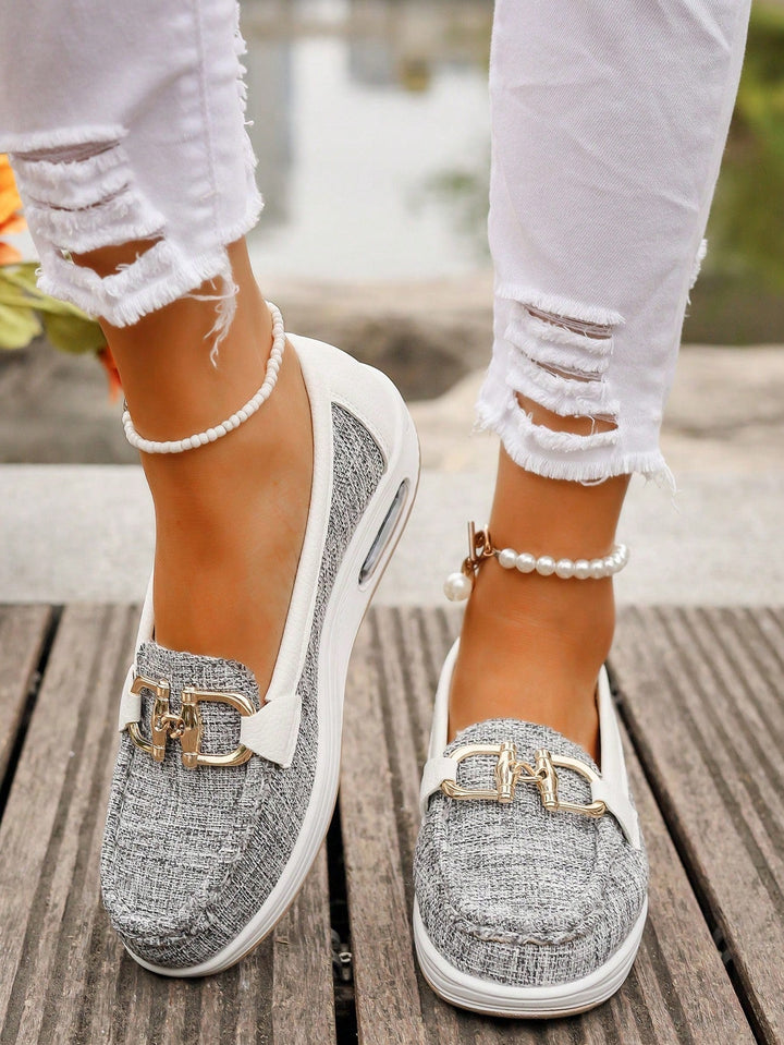 Chrissy - Flat Buckle Loafers