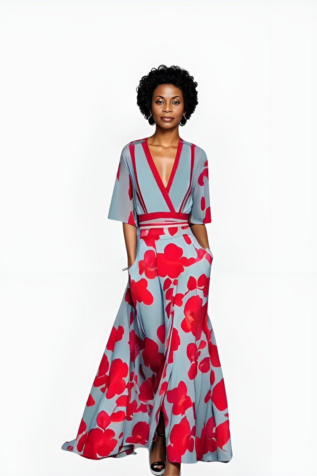 Scarlet - Romantic Maxi Floral Dress