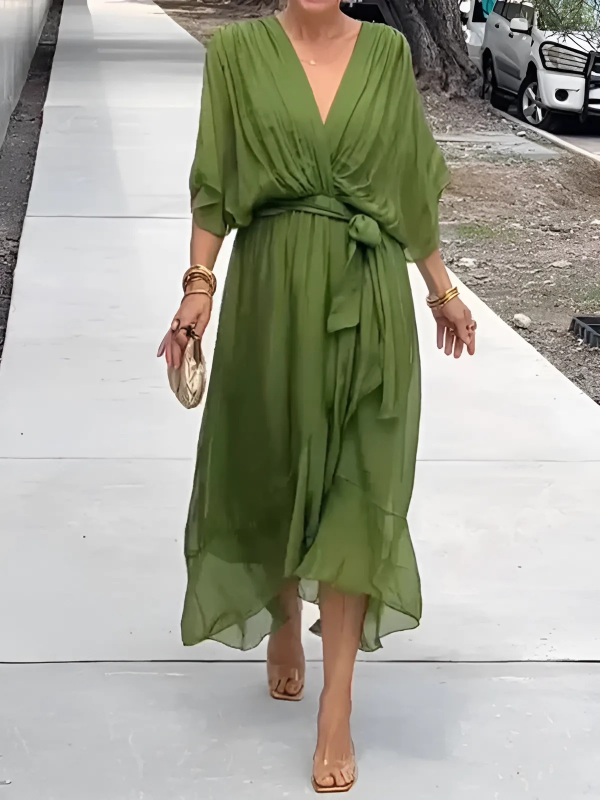 Alessandra | Graceful Confidence Midi Dress