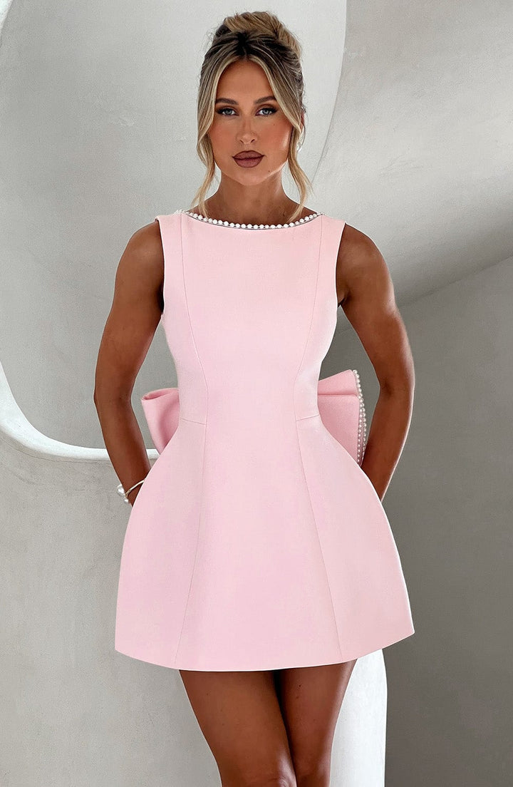 Tabitha - Women's Wedding Guest Structured Mini Dress