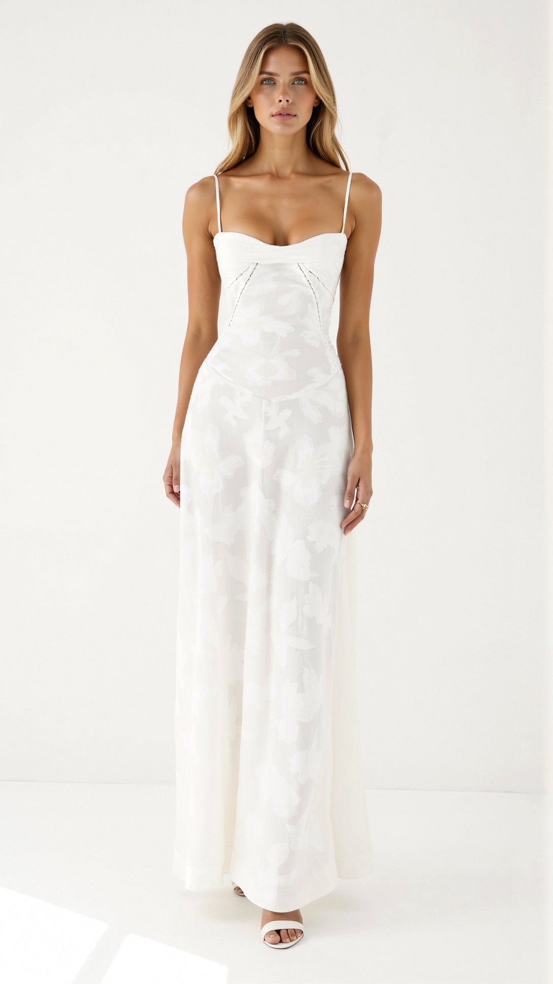 Laila - Elegant Warm Slip Maxi Wedding Guest Dress