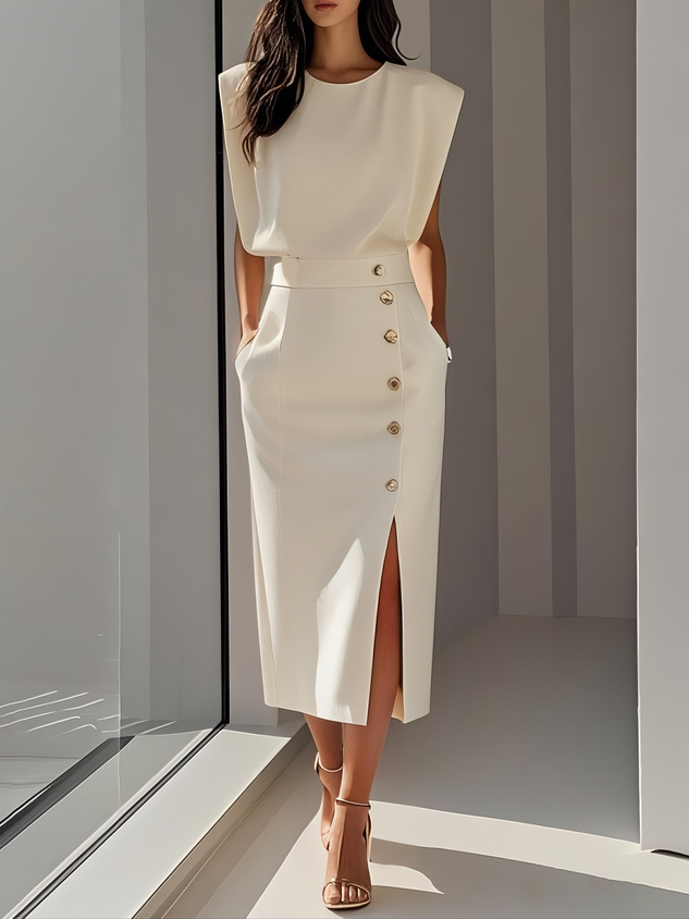 Giuliana | Refined Charm Midi Dress