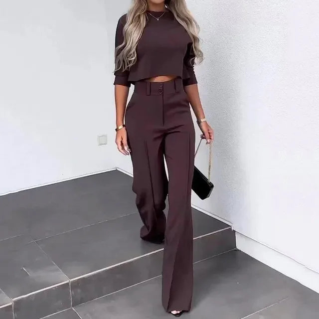 Hunter - Stylish Warm Long Sleeve Pants Two Piece Sets
