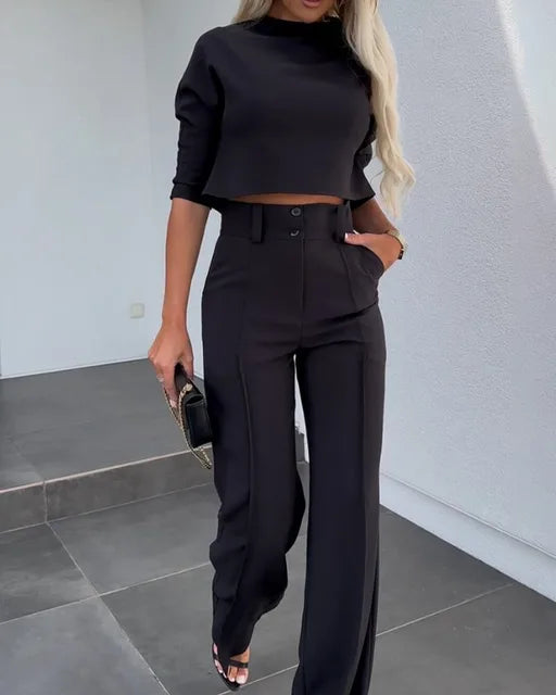 Hunter - Stylish Warm Long Sleeve Pants Two Piece Sets