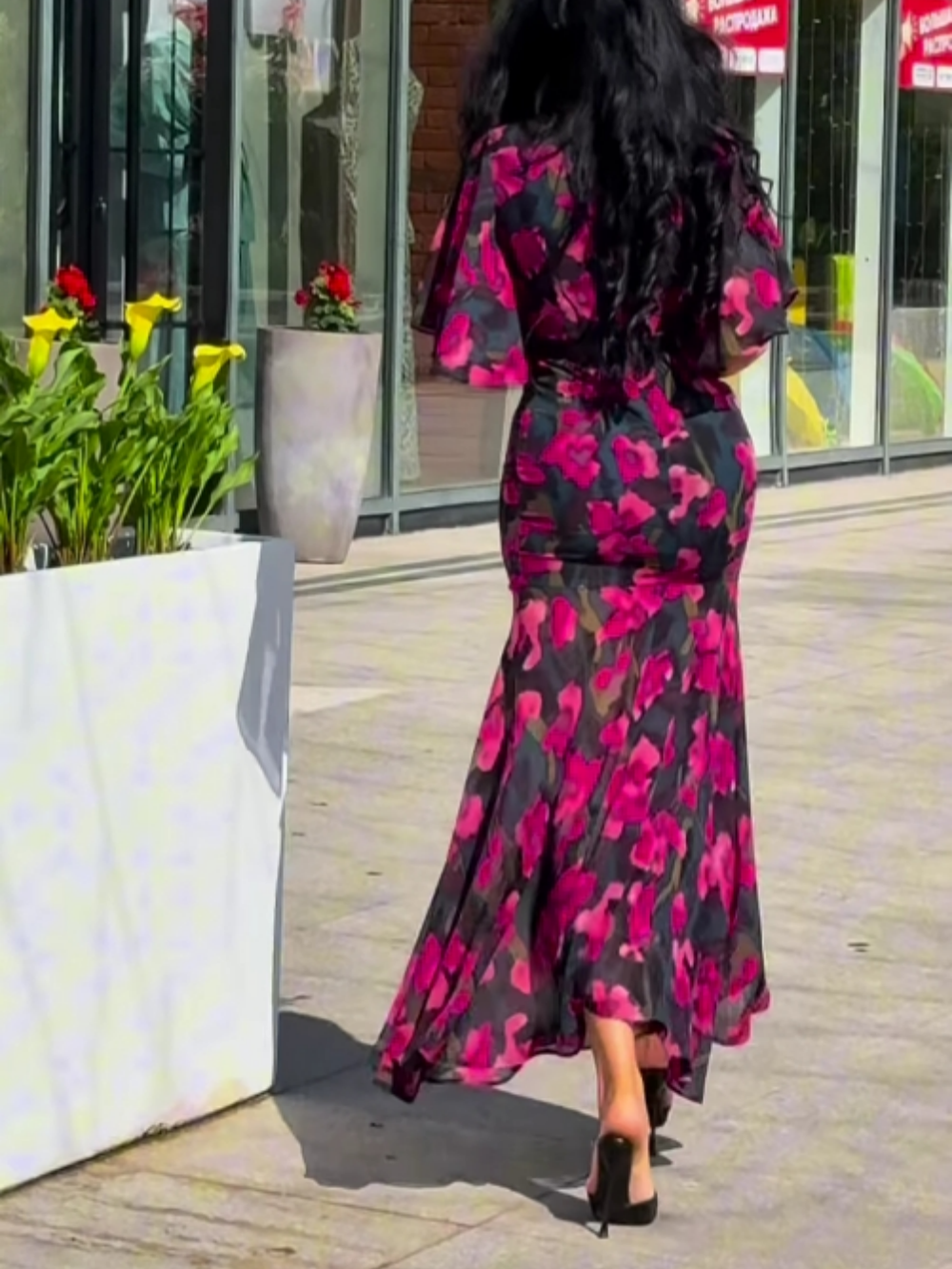 Rylie - Romantic Retro Wrap Maxi Floral Dress