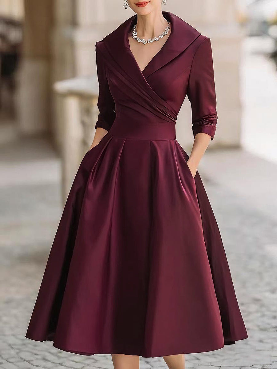 Cressie - Elegant Midi Dress