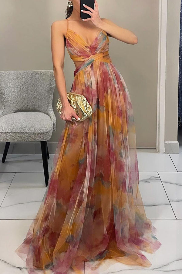 Jaycee - Stylish Warm Printed Maxi Floral Dress