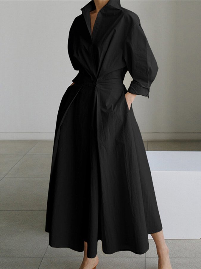 Nora | Polished Ease Maxi Dress
