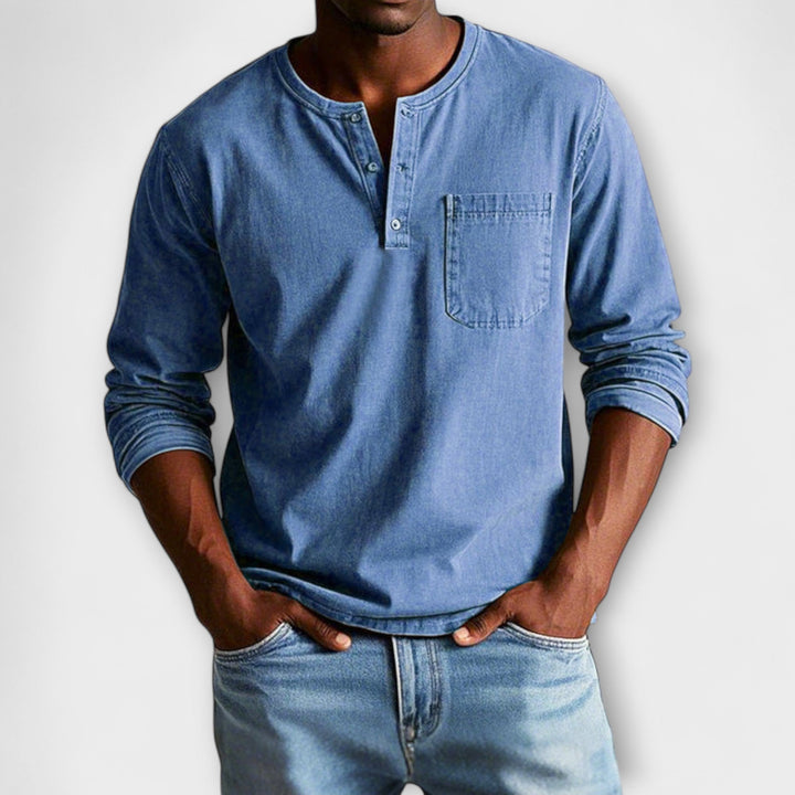 Tommy - Stylish Long Sleeve Mens Top