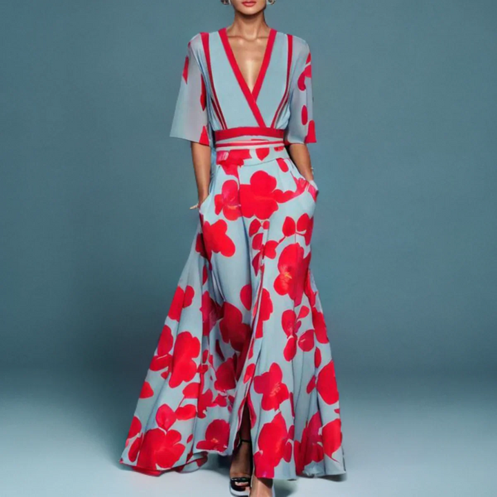 Scarlet - Romantic Maxi Floral Dress