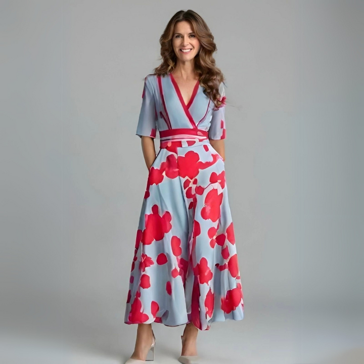 Scarlet - Romantic Maxi Floral Dress