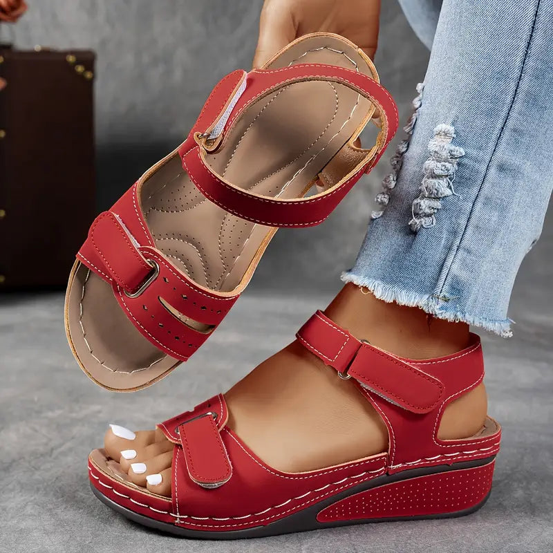 Elfreda - Orthopedic Sandals with Wedge Heel