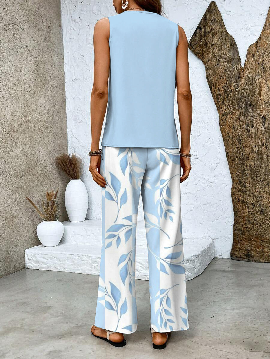 Xenia - Women's Two-Piece Set Matching Top and Pants