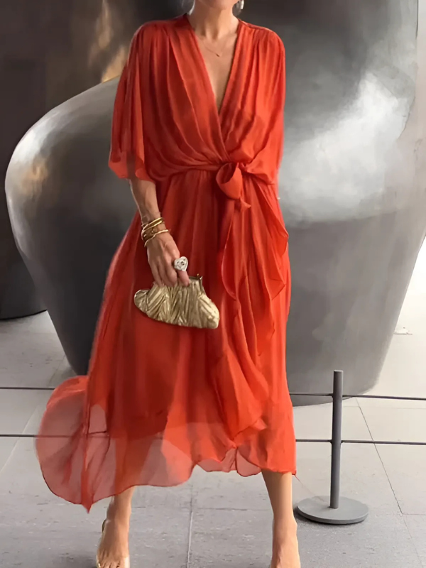 Alessandra | Graceful Confidence Midi Dress