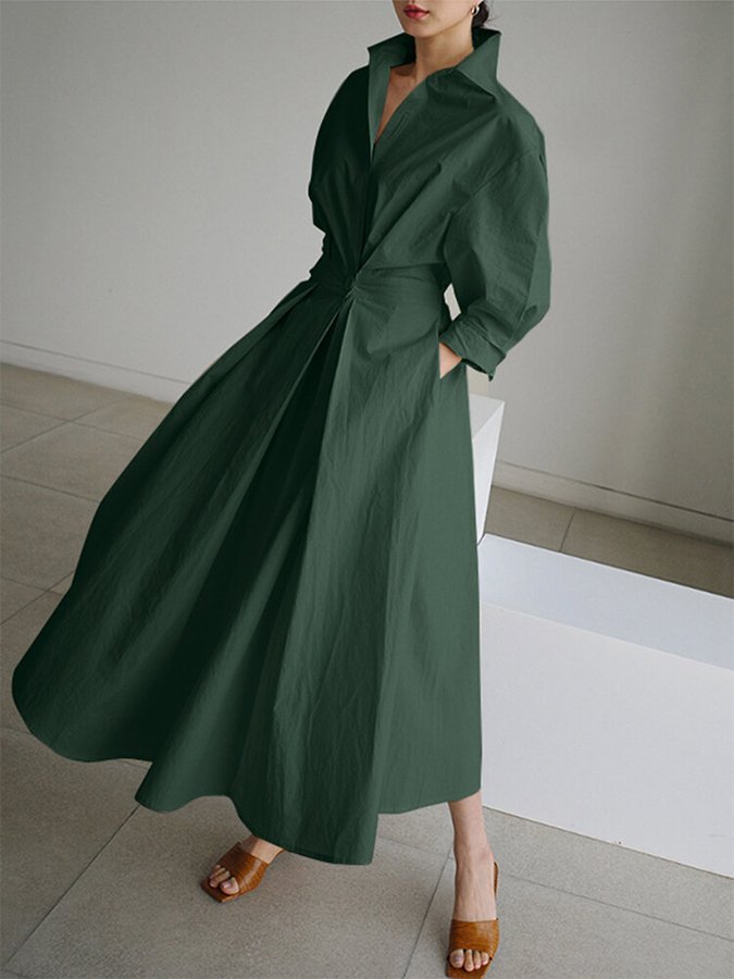 Nora | Polished Ease Maxi Dress