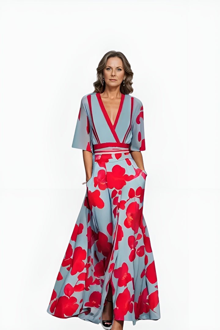 Scarlet - Romantic Maxi Floral Dress