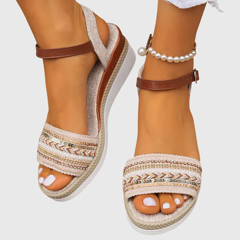 Lilah - Ankle Strap Orthopedic Sandals