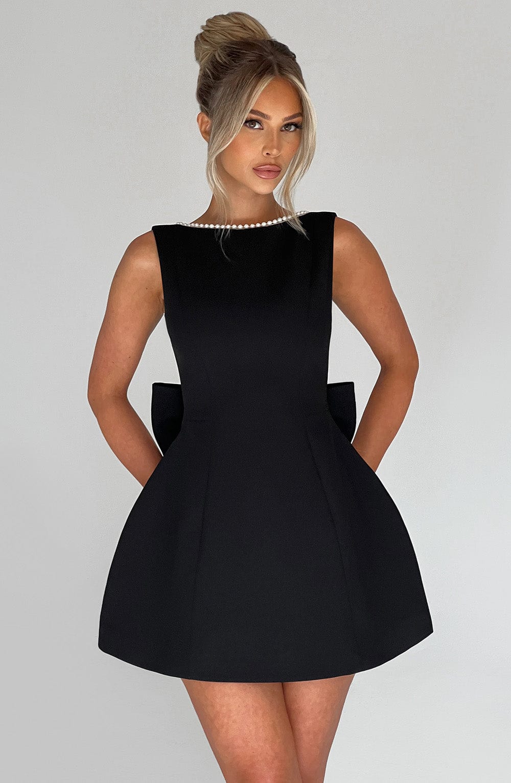 Tabitha - Women's Wedding Guest Structured Mini Dress