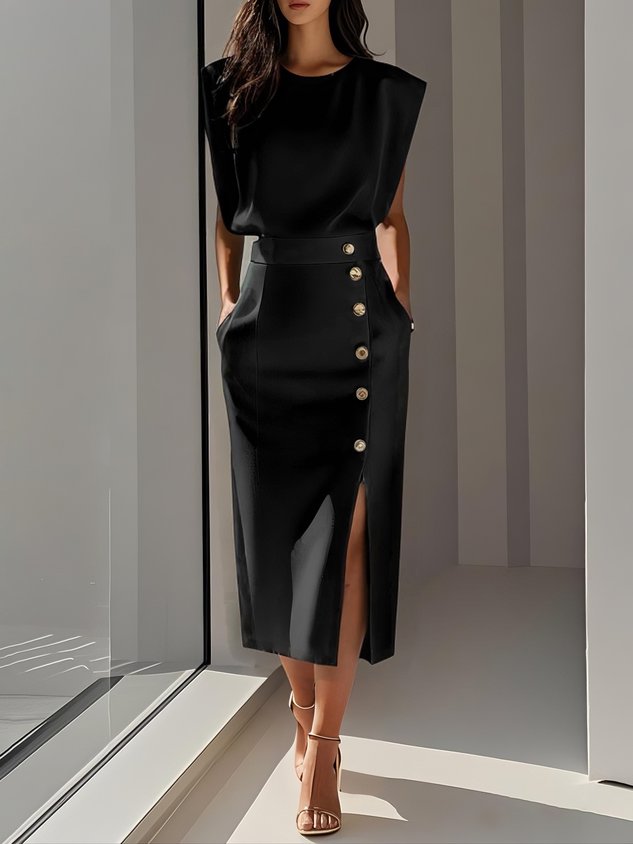 Giuliana | Refined Charm Midi Dress