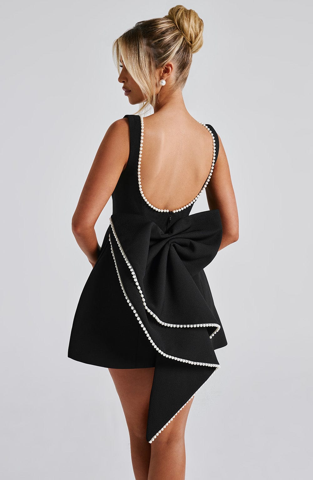 Tabitha - Women's Wedding Guest Structured Mini Dress