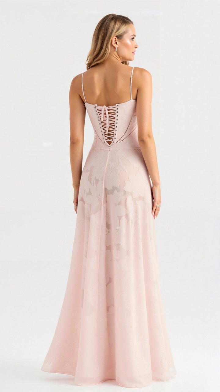 Laila - Elegant Warm Slip Maxi Wedding Guest Dress