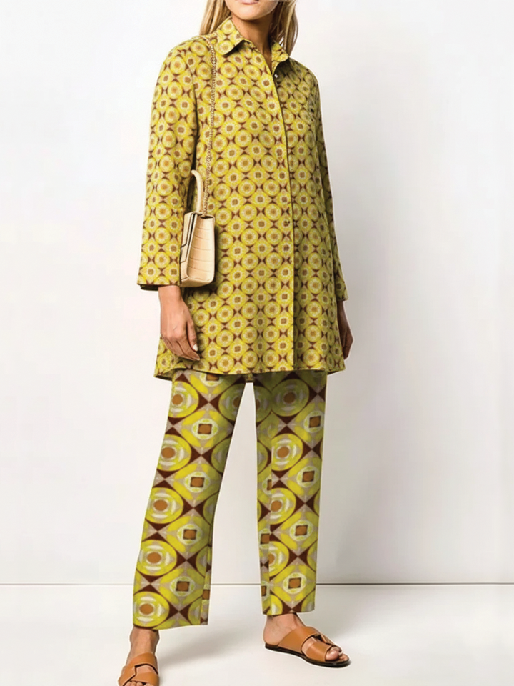 Farrah - Stylish Tunic Pants Two Piece Sets