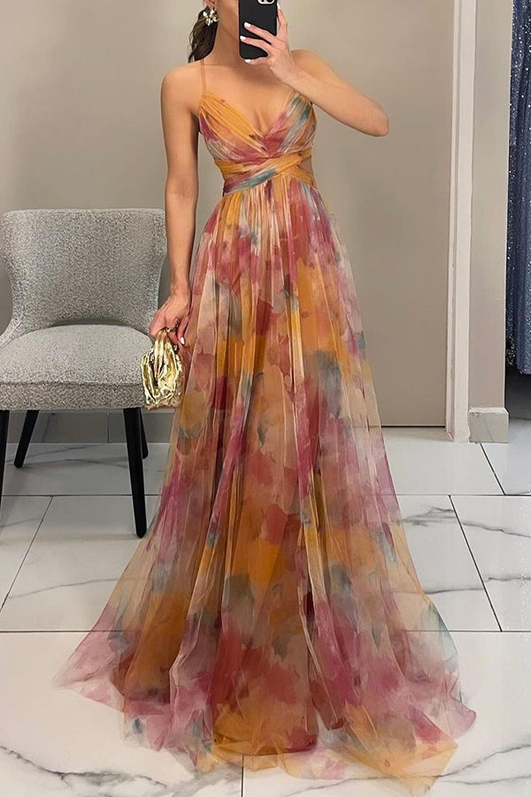 Jaycee - Stylish Warm Printed Maxi Floral Dress