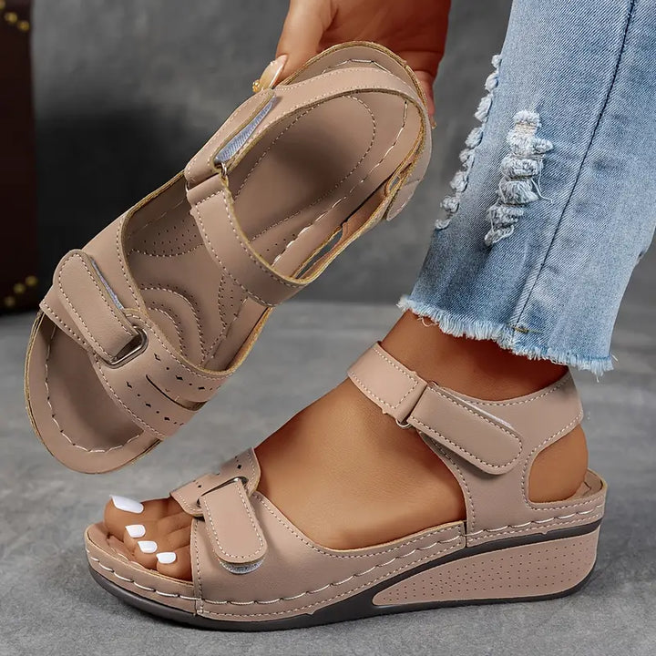Elfreda - Orthopedic Sandals with Wedge Heel