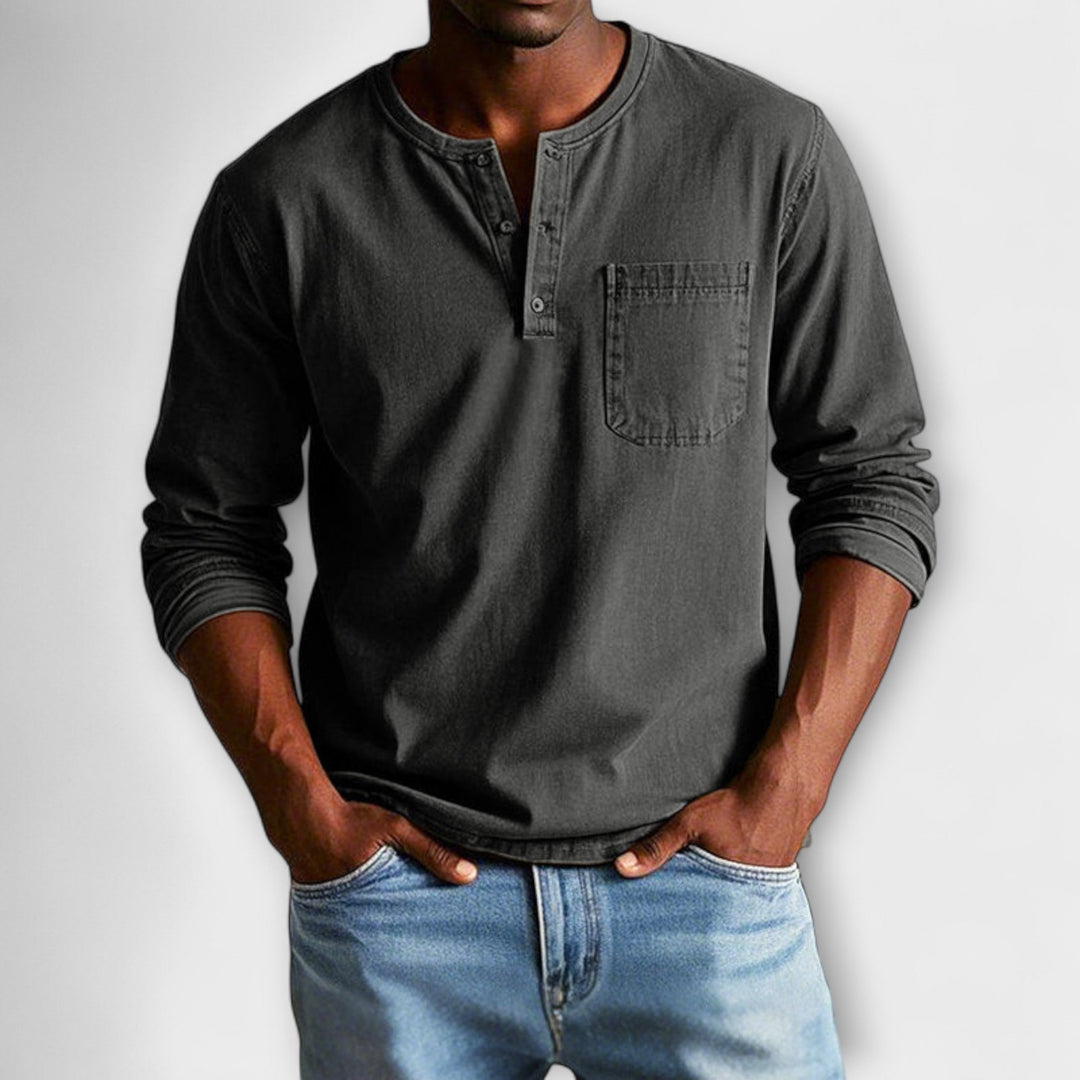 Tommy - Stylish Long Sleeve Mens Top