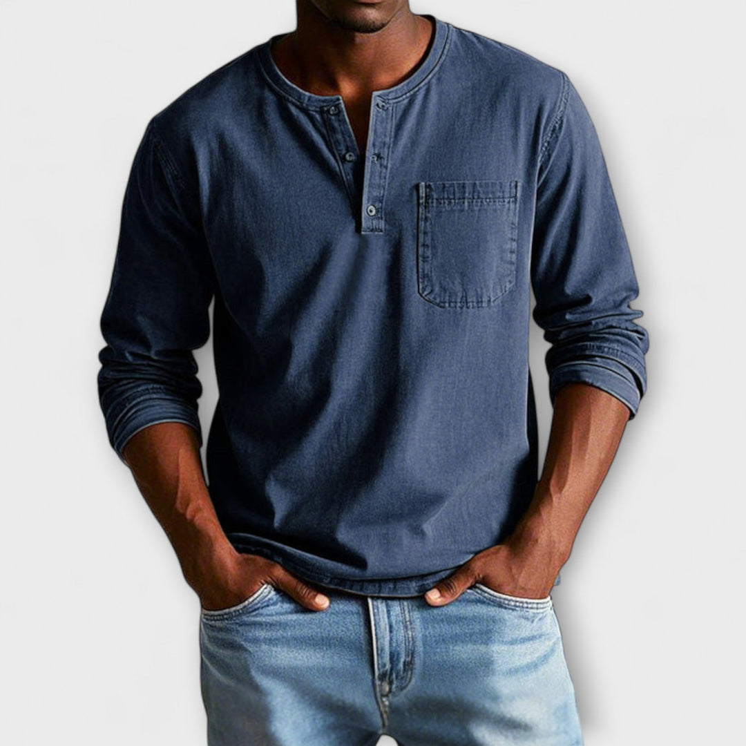 Tommy - Stylish Long Sleeve Mens Top