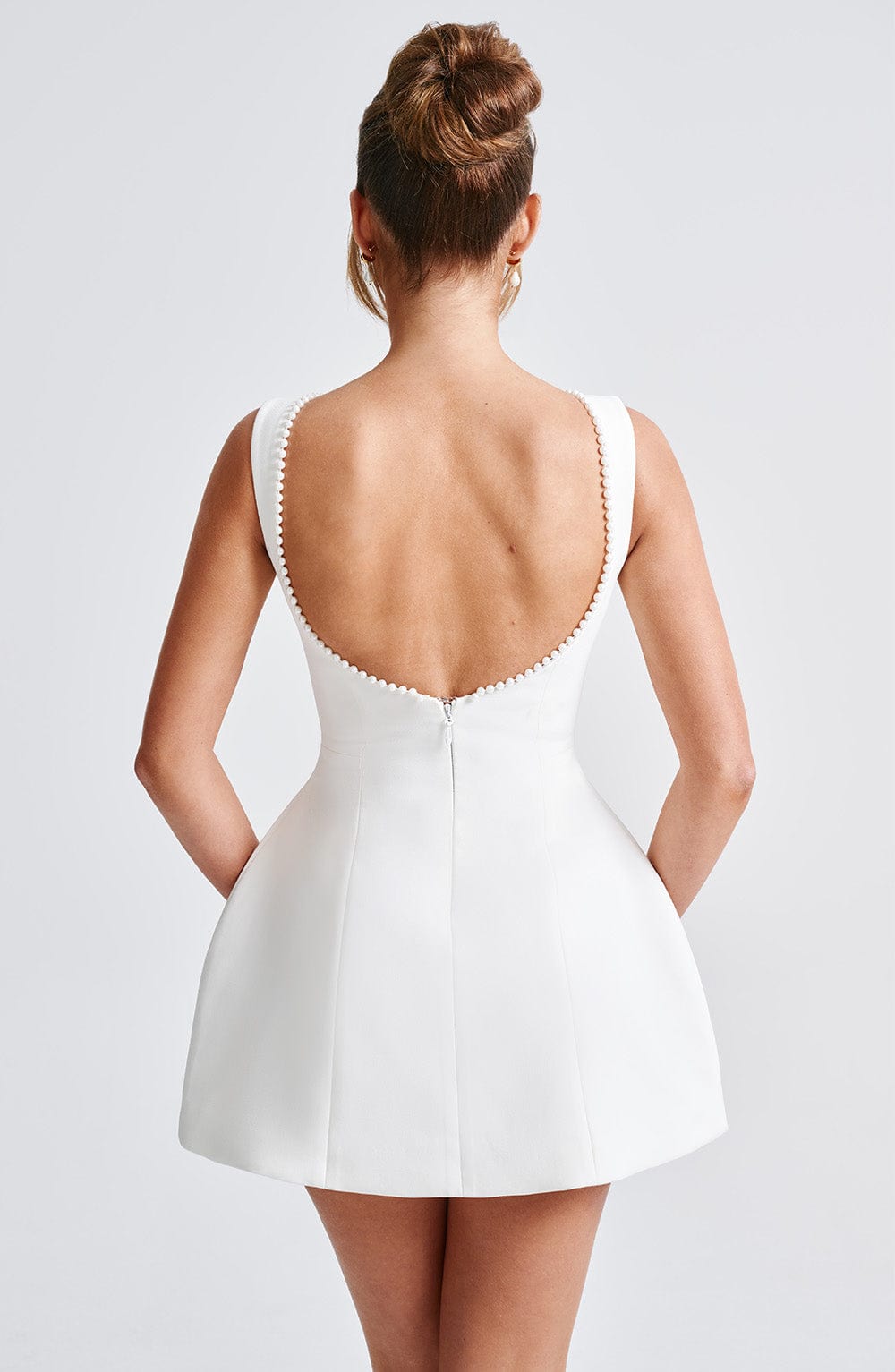 Tabitha - Women's Wedding Guest Structured Mini Dress