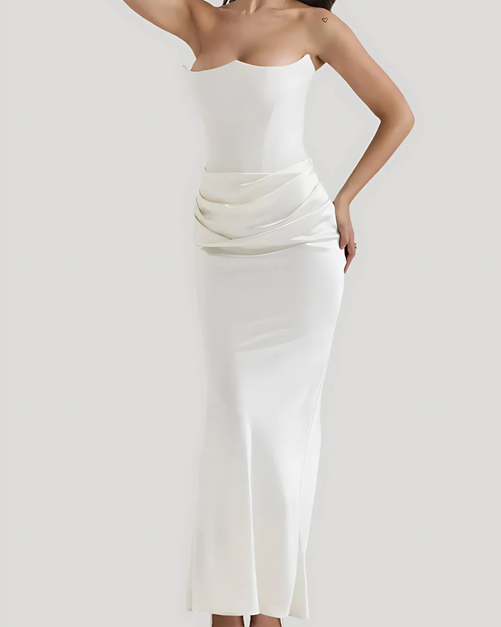 Thea - Elegant Wedding Guest Maxi Dress