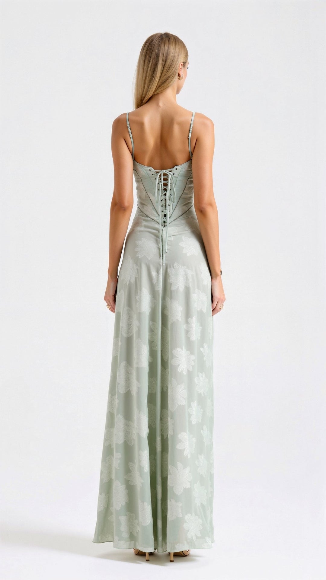 Laila - Elegant Warm Slip Maxi Wedding Guest Dress