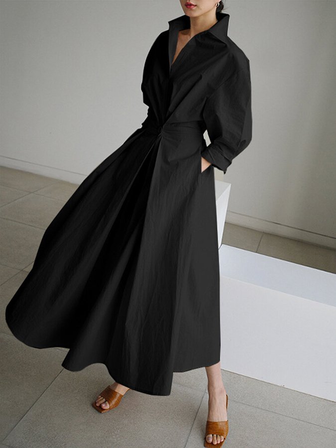 Nora | Polished Ease Maxi Dress