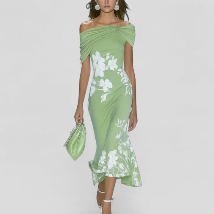 Elspie - Elegant Midi Dress