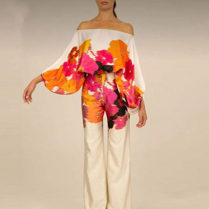 Hallie - Stylish Warm Off Shoulder Two Piece Sets