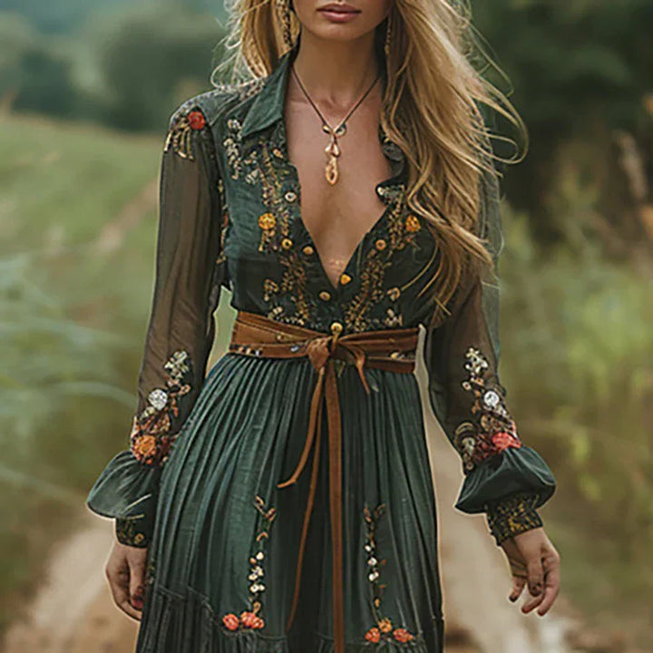 Paityn - Romantic Floral Maxi Dress