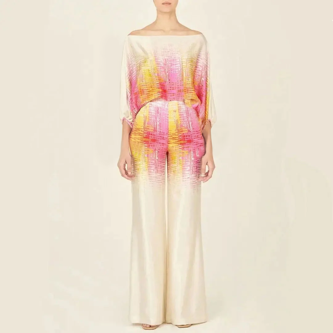Hallie - Stylish Warm Off Shoulder Two Piece Sets