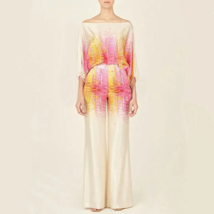 Hallie - Stylish Warm Off Shoulder Two Piece Sets
