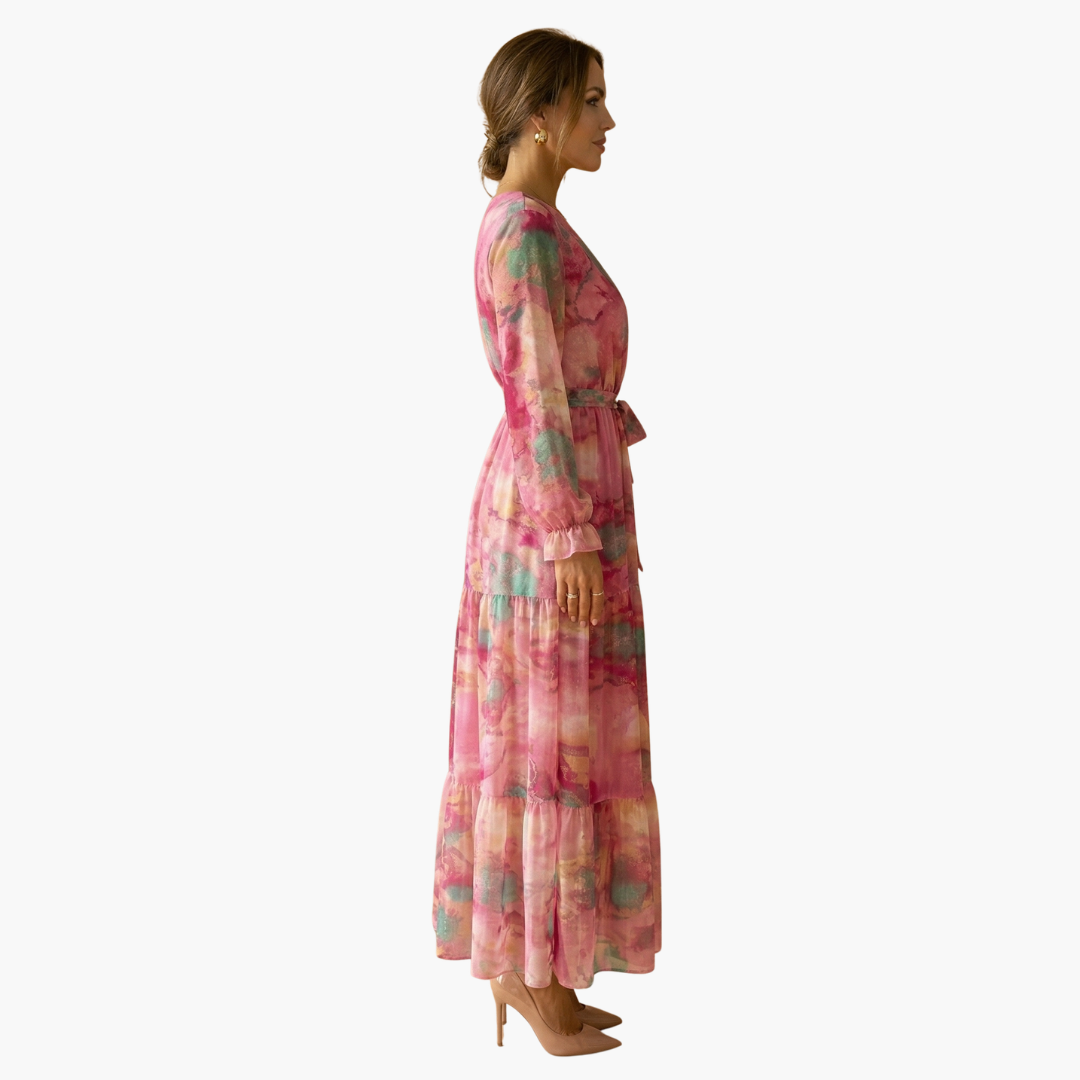 Birdie - Long Sleeve Summer Fashion Dress