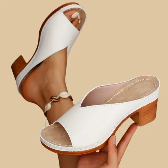 Elisabeth - Warm Chunky Heel Orthopedic Sandals
